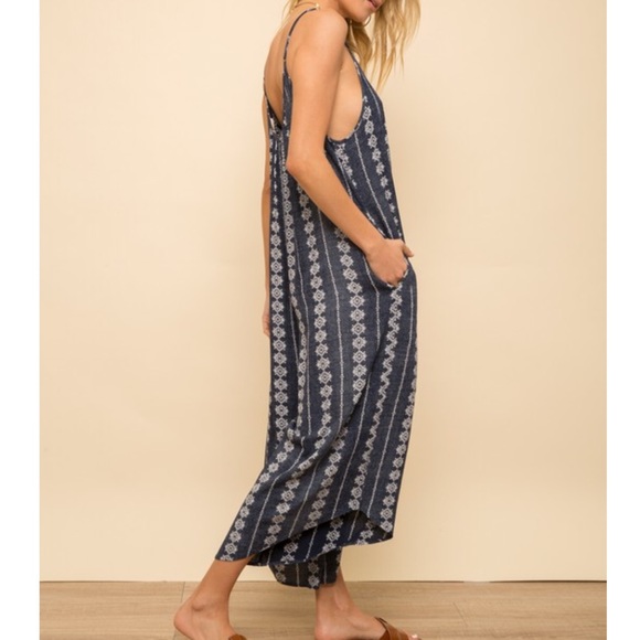 Emily~Wide Leg Jumpsuit - Picture 3 of 6